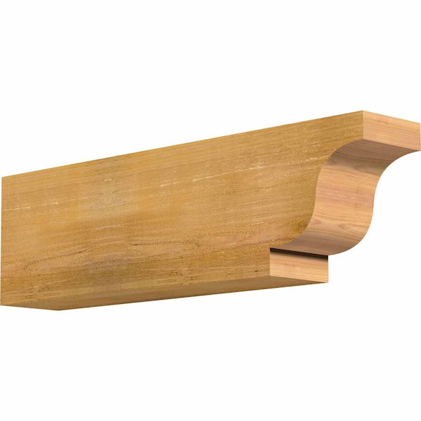 Ekena Millwork Newport Rough Sawn Rafter Tail, Western Red Cedar, 6"W x 10"H x 36"L RFT06X10X36NEW00RWR - main